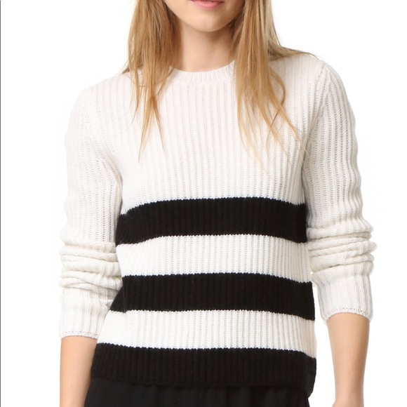 Equipment Wool Alpaca Striped Sweater